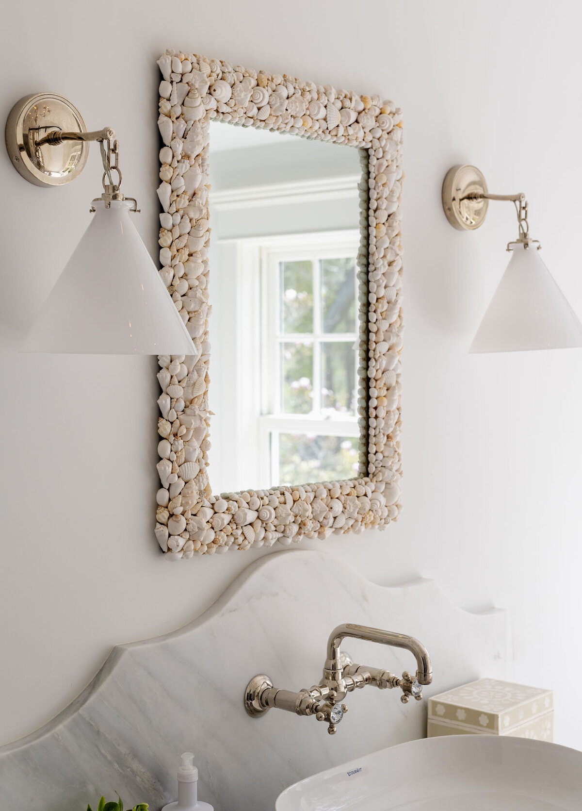 018-shell mirror-with-brass-fixtures
