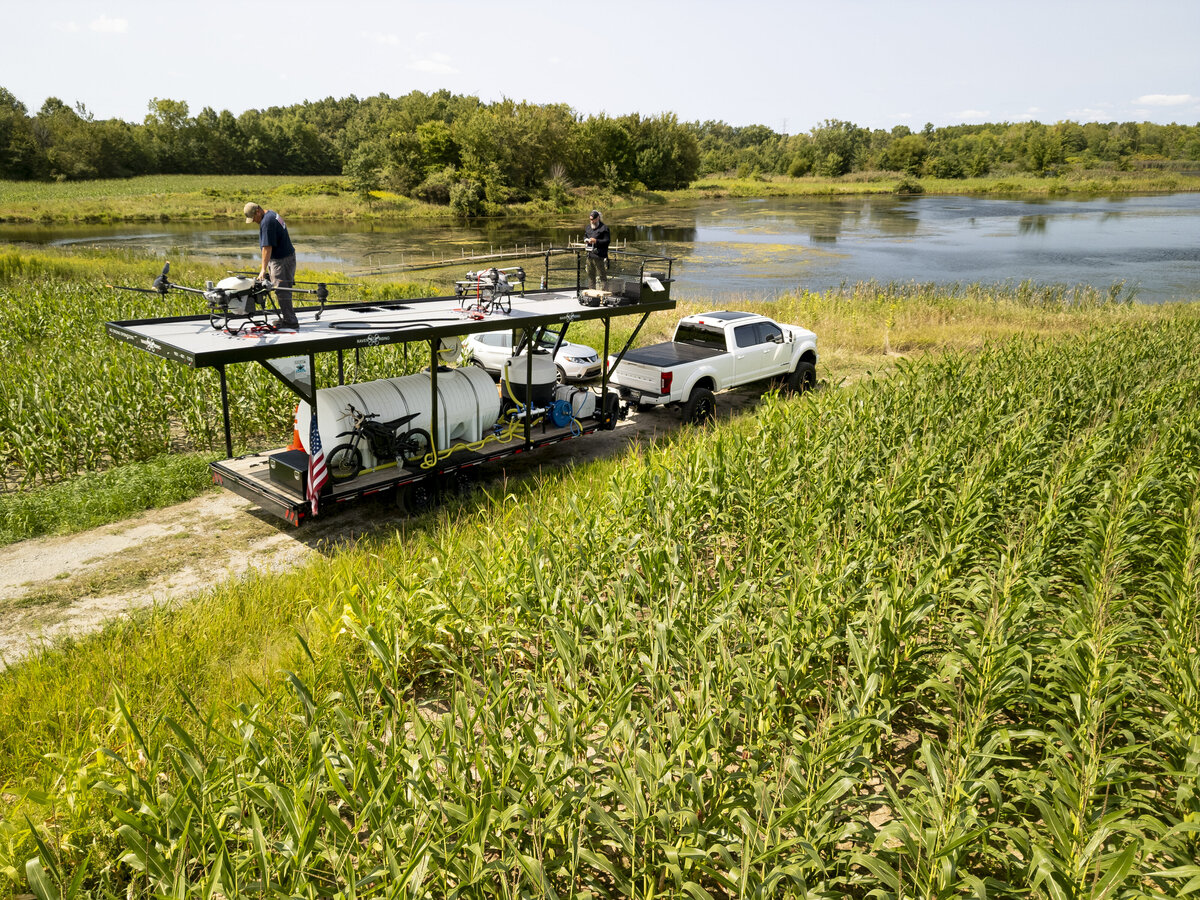 Ag drone operations with Raven 6 Rising