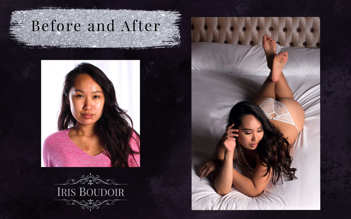 Iris Boudoir before and after 3