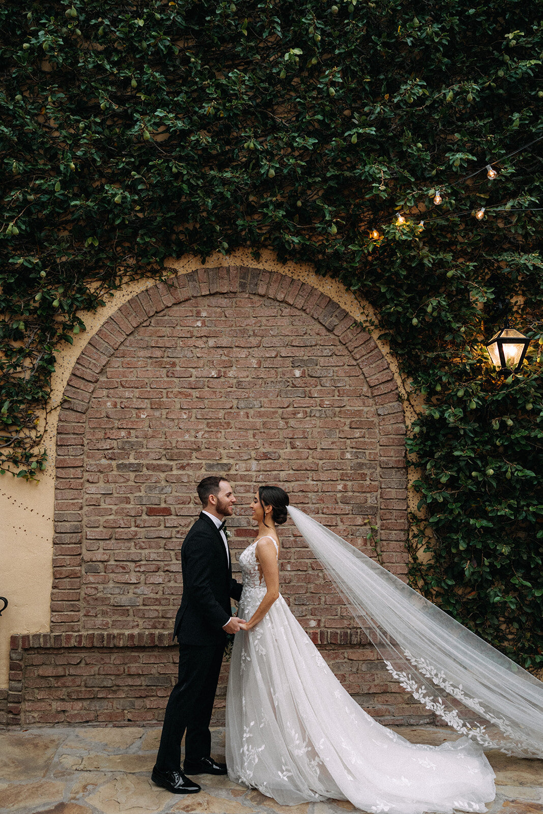 bride and groom portraits at bella collina weddings & events​