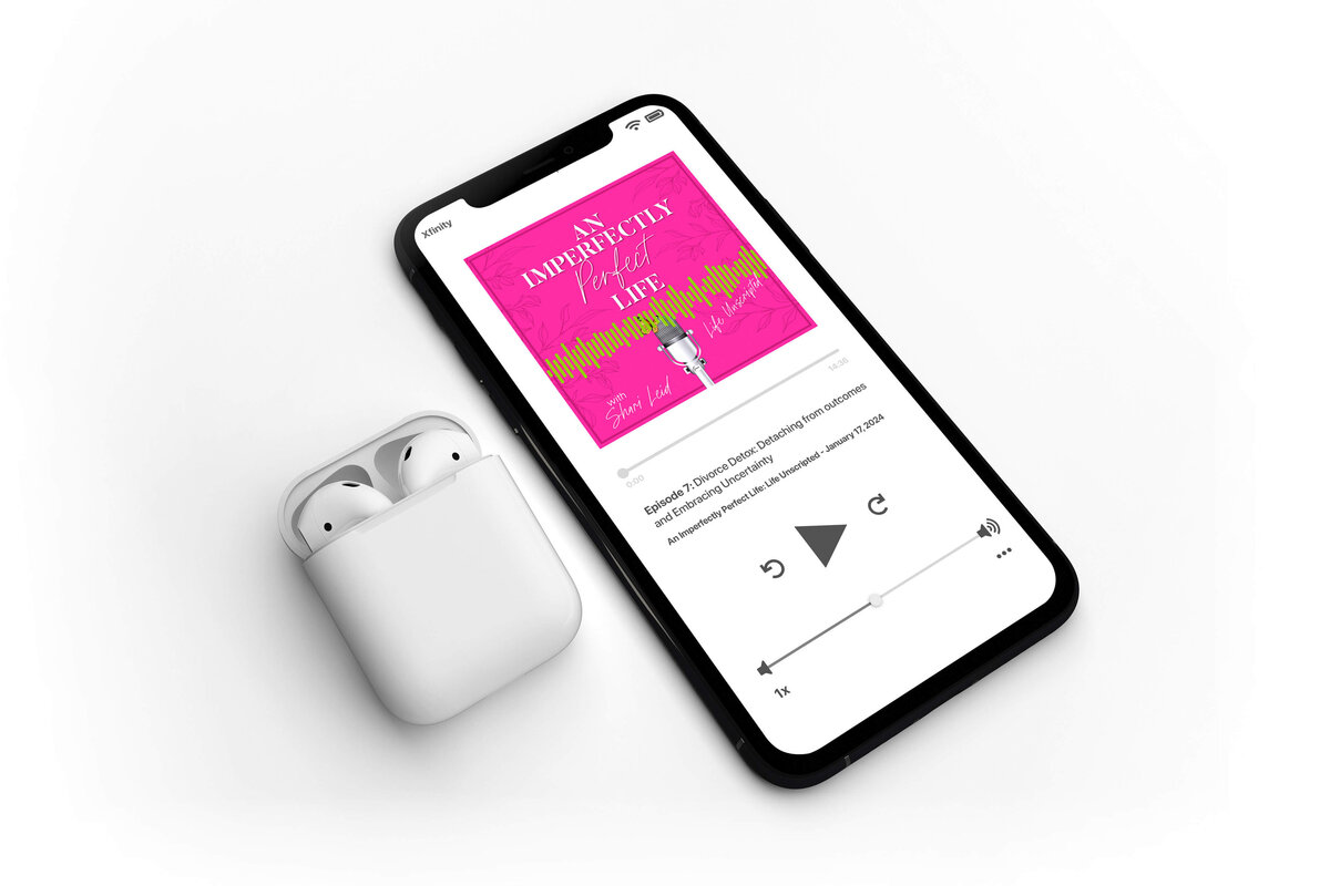 life unscripted podcast mocked up on iphone