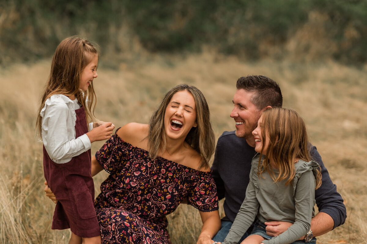 Fall family session in Langley, BC