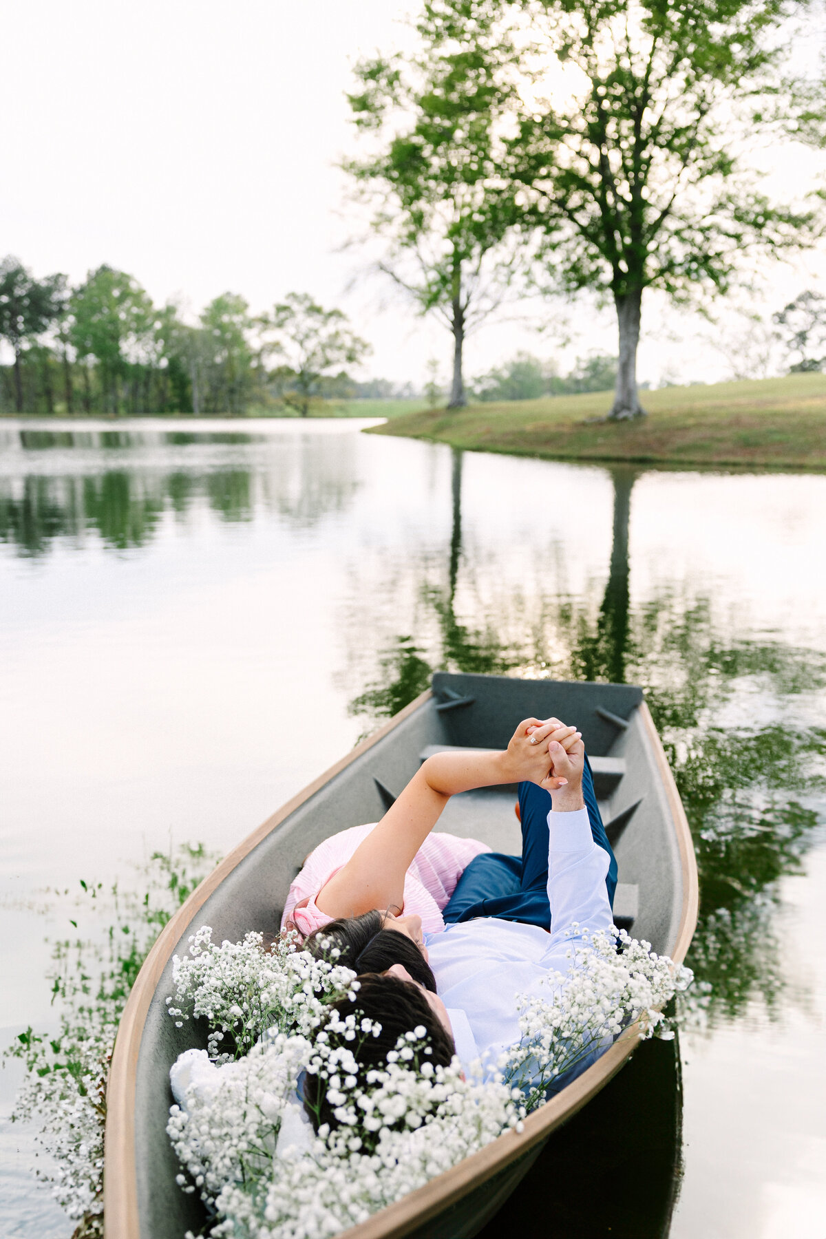Louisiana Engagements Canoe Photographer