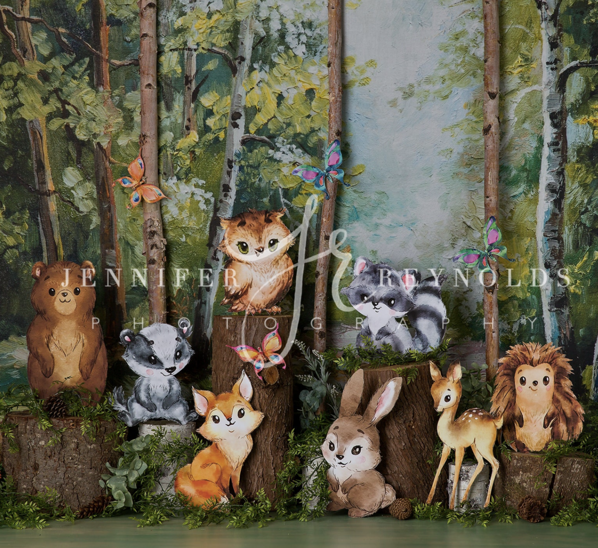 cake smash woodland