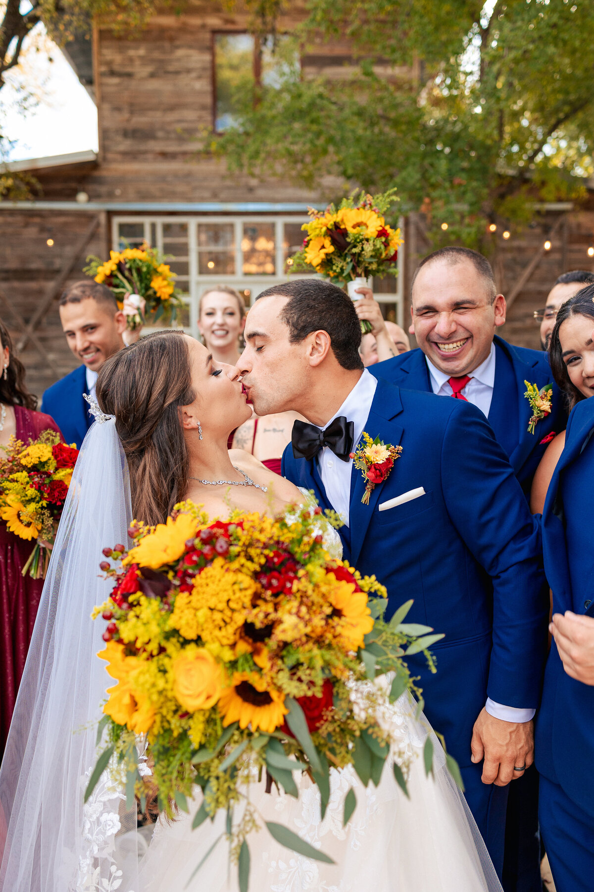 Make a splash with a bold summer wedding at Harper Hill Ranch. Sunflowers, open fields, and an upbeat dance party – your love story begins with a jump into the pool!