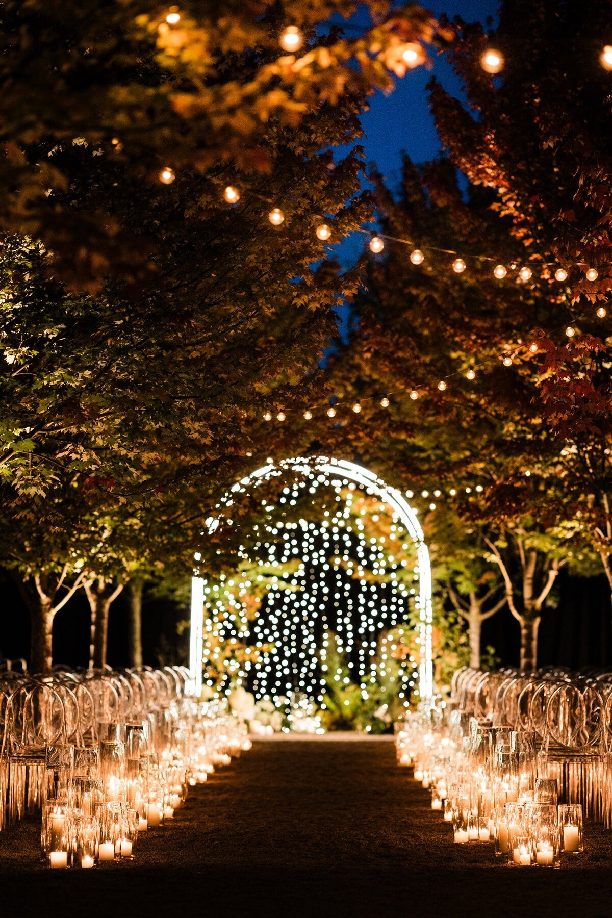 Dramatic-Ceiling-Greenery-Candle-Light-Wedding-Flora-Nova-Design-Seattle-00094