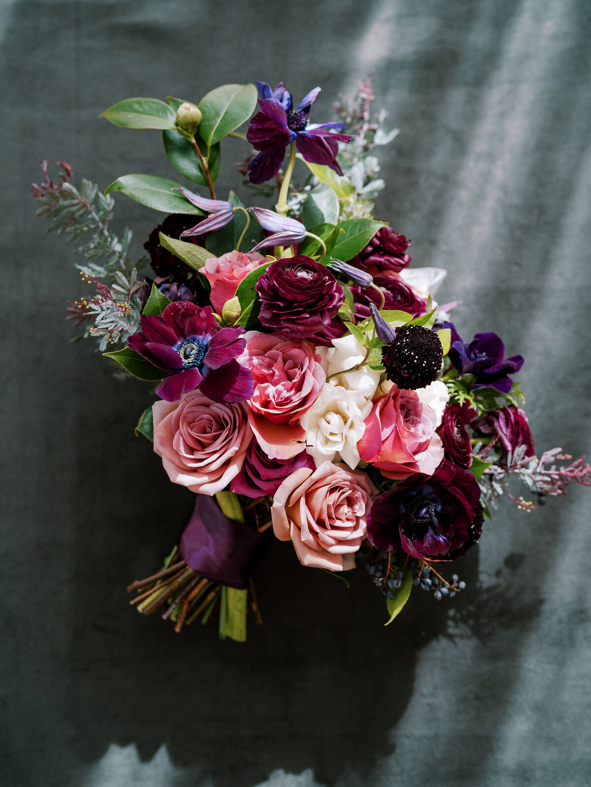 Langham Wedding with Moody Tones and Printed Floral Dance Floor_3