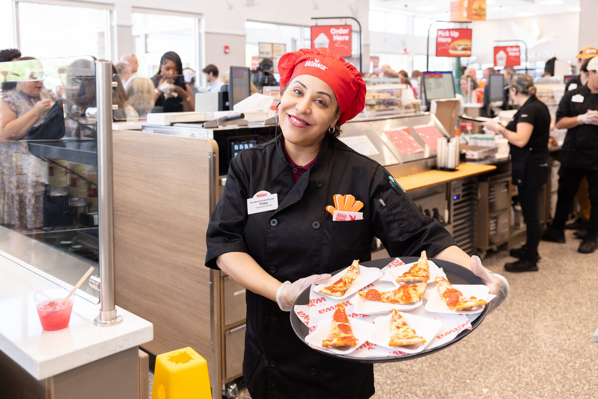 WaWa grand opening with food giveaway on April 24, 2024 in Fairhope, Alabama.