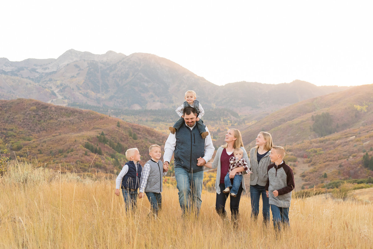 Snowbasin Fall Family Pictures - Jessie and Dallin-6