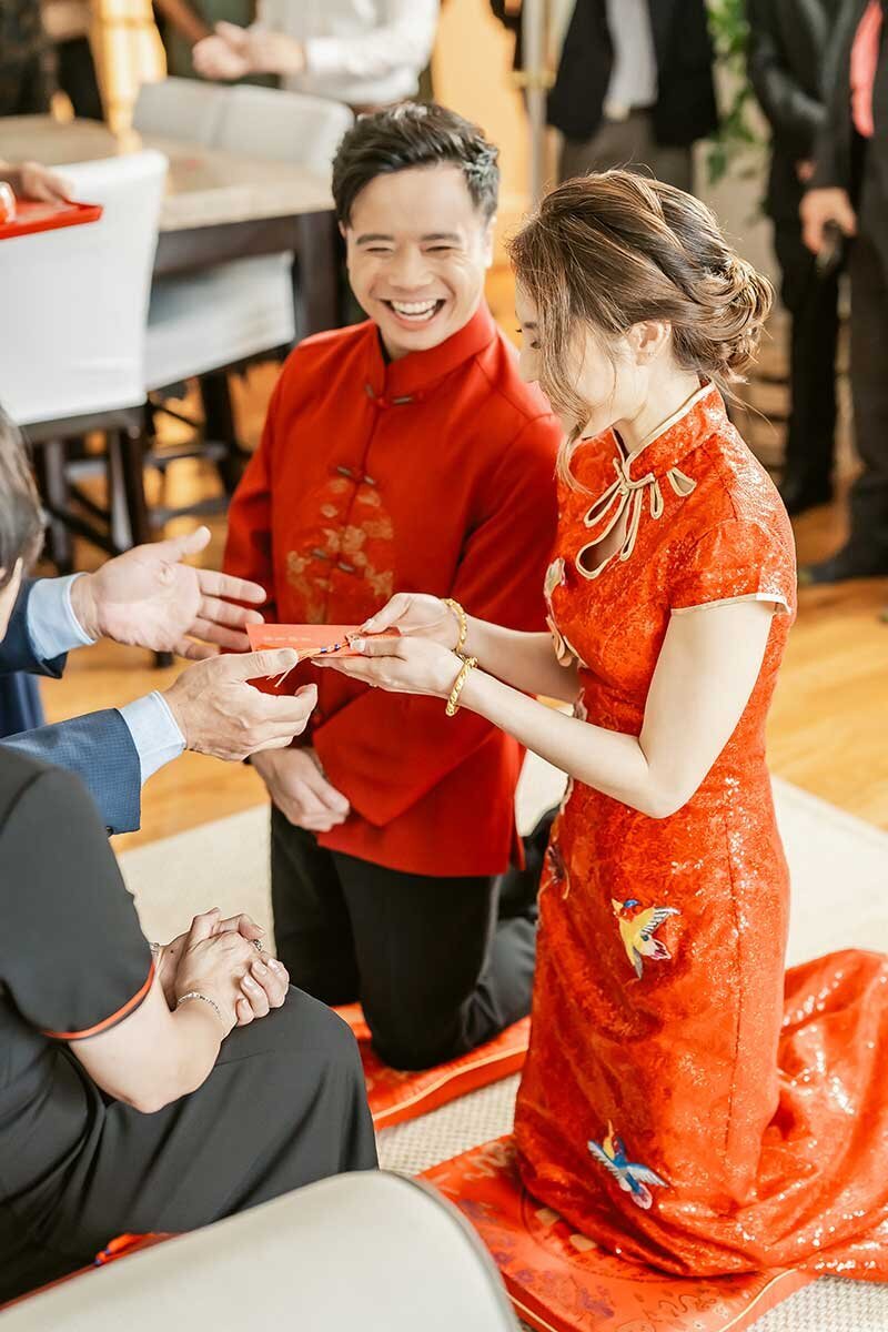 Connecticut Wedding Tea Ceremony with Chinese Couple