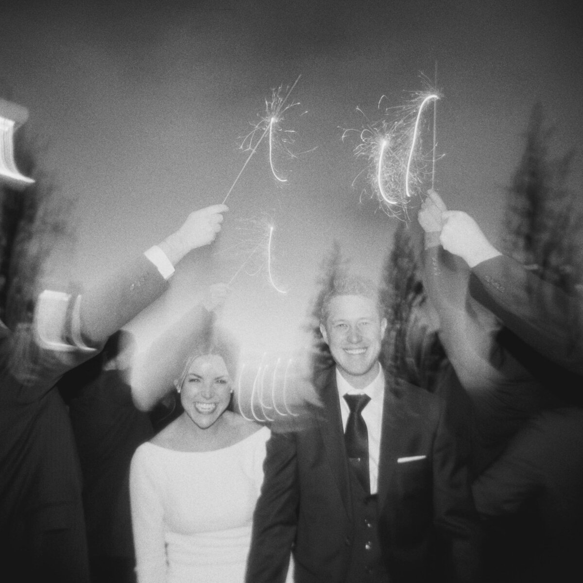 Telluride Sparklers Wedding