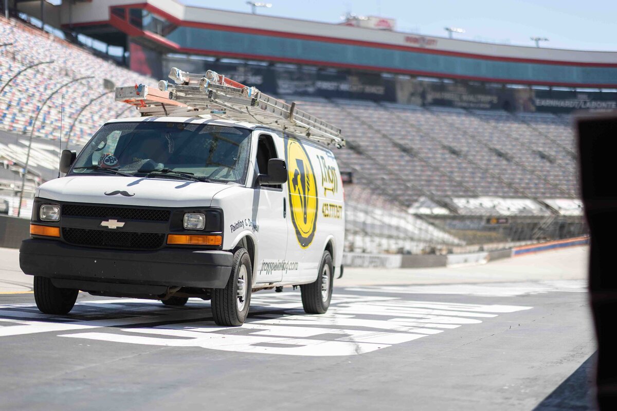 BRISTOL MOTOR SPEEDWAY PAINTING COMMERCIAL 0001-2