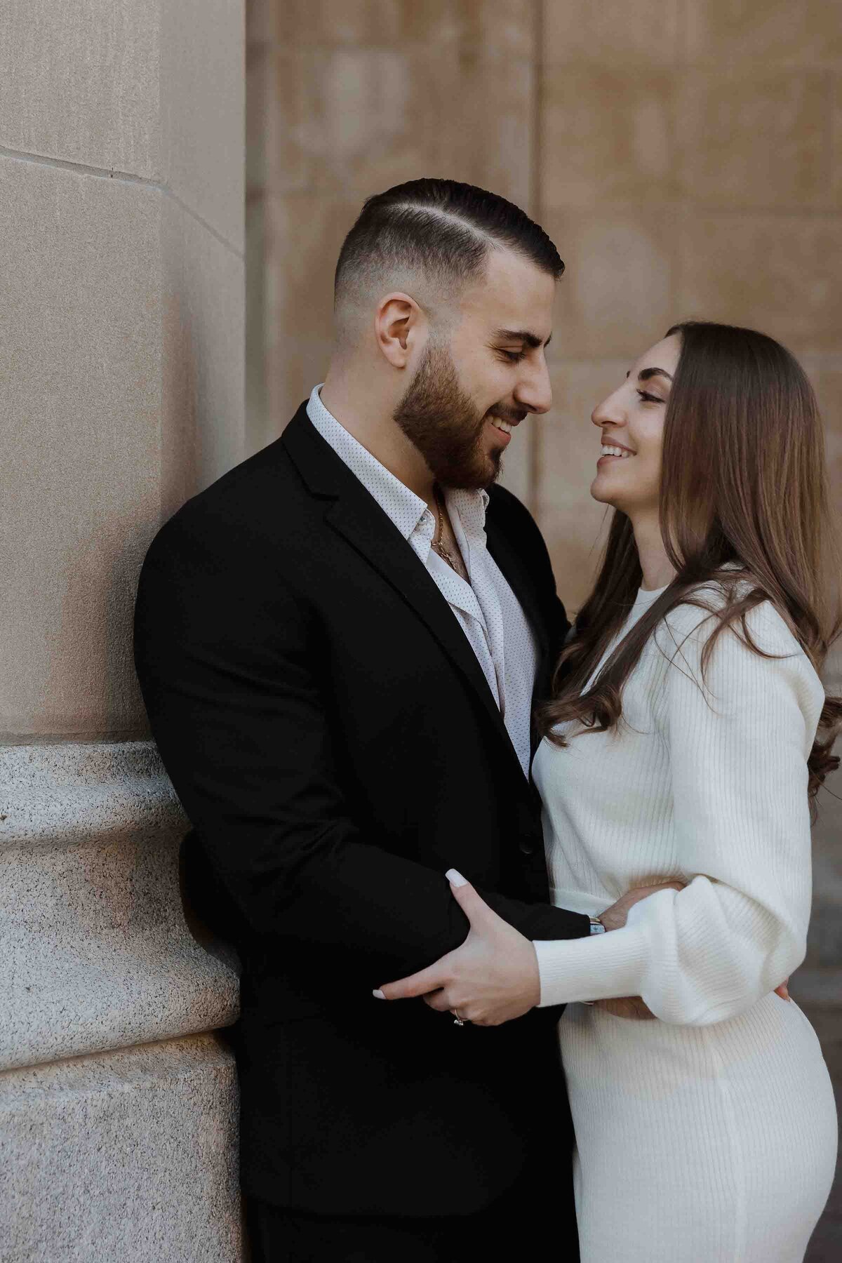 National Gallery of Ottawa Engagement Photo Shoot - Sonia V Photography