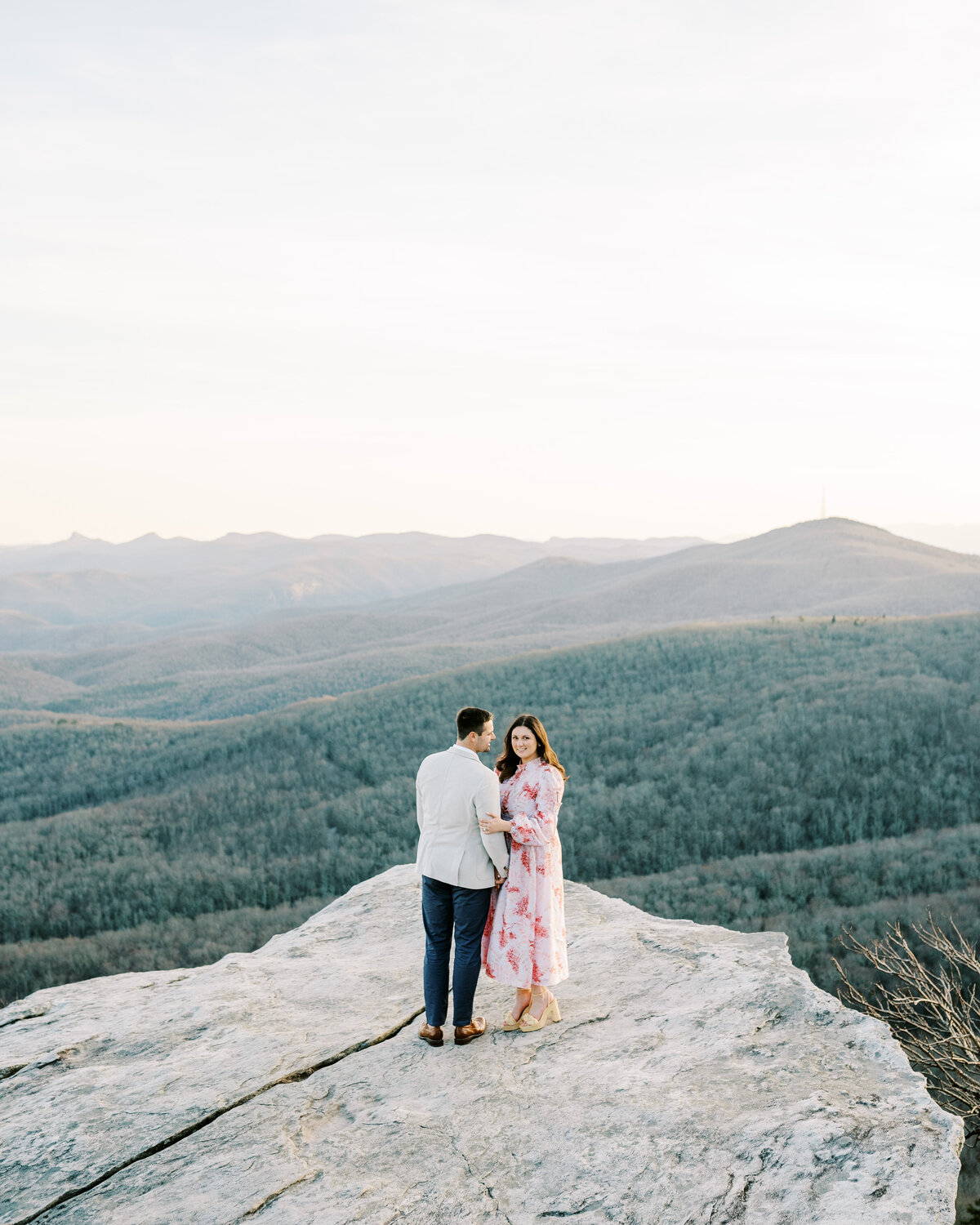 The Fourniers | Grandfather Mountain Engagement-99