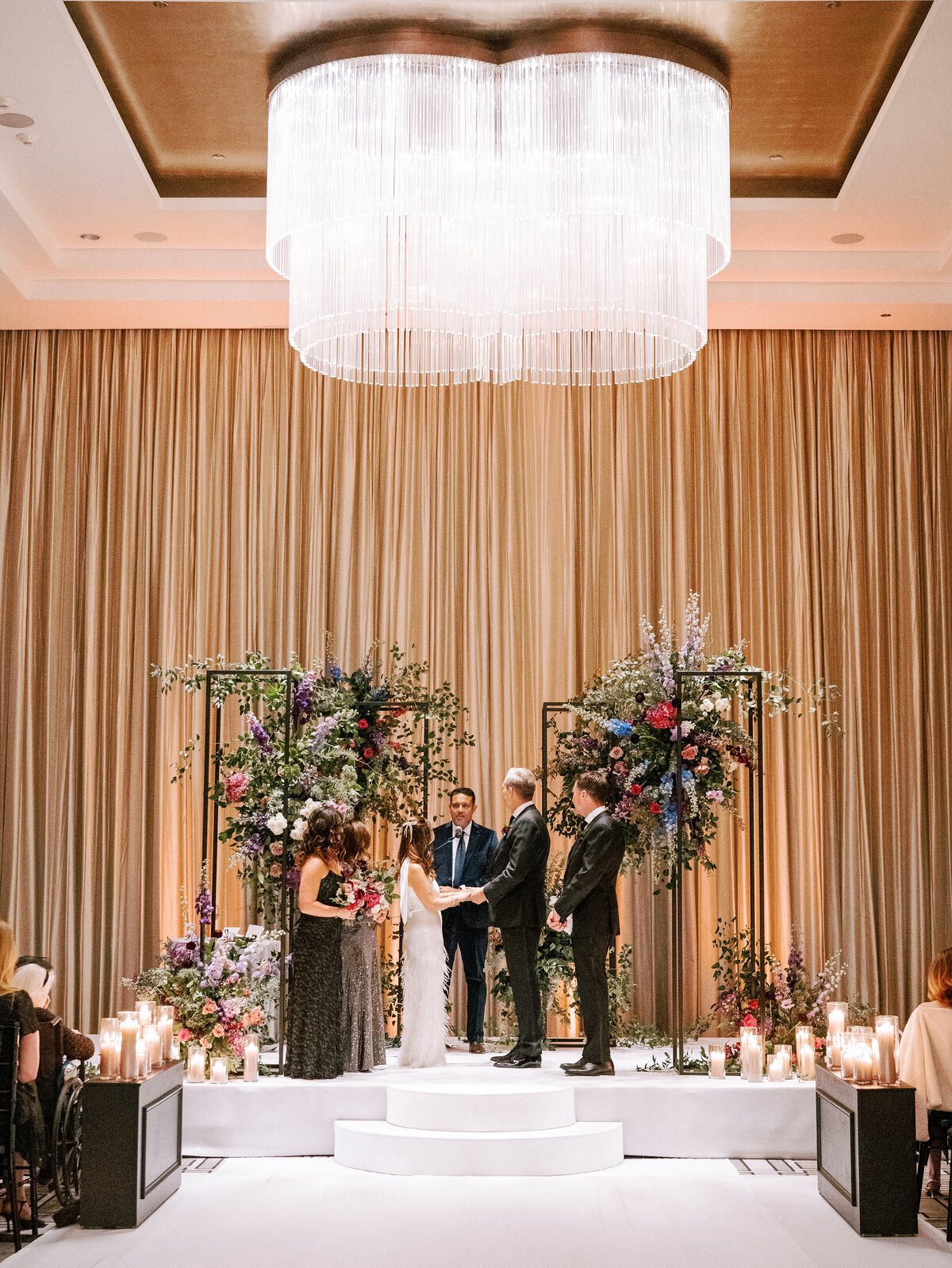 Langham Wedding with Moody Tones and Printed Floral Dance Floor_19