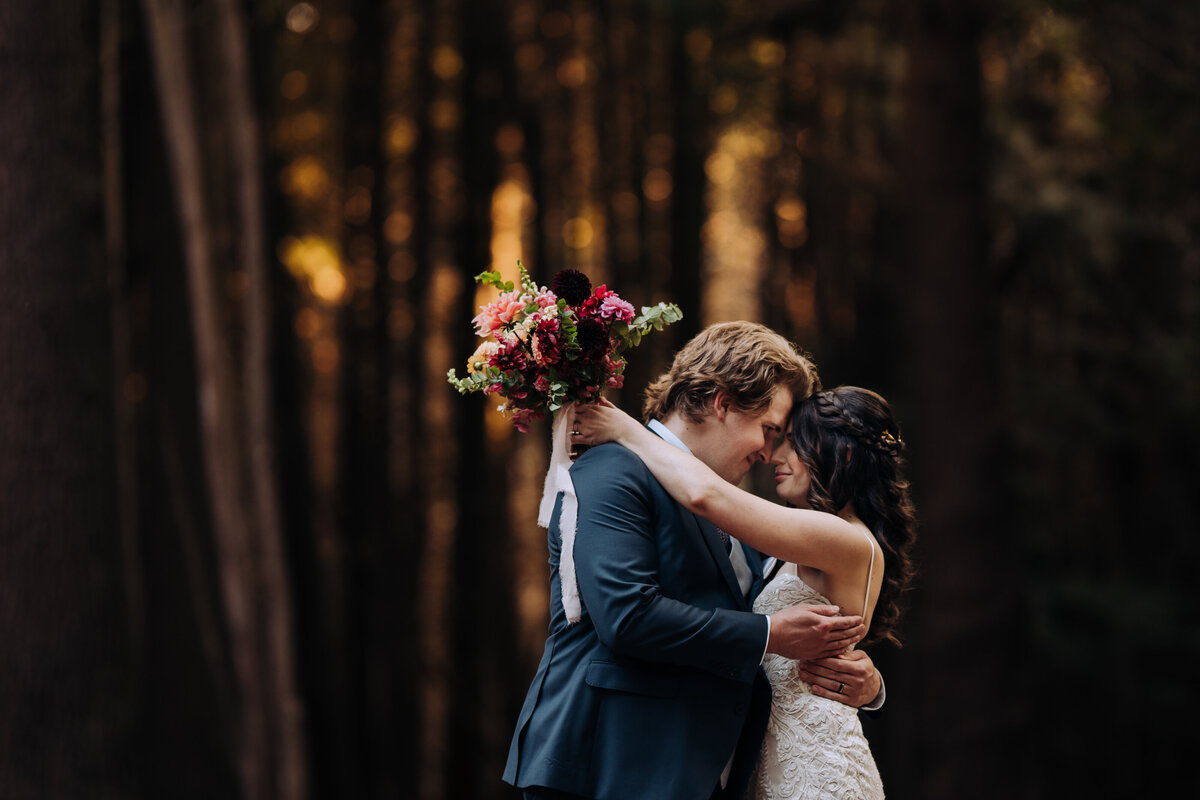 autumn moody burgundy fall wedding flowers