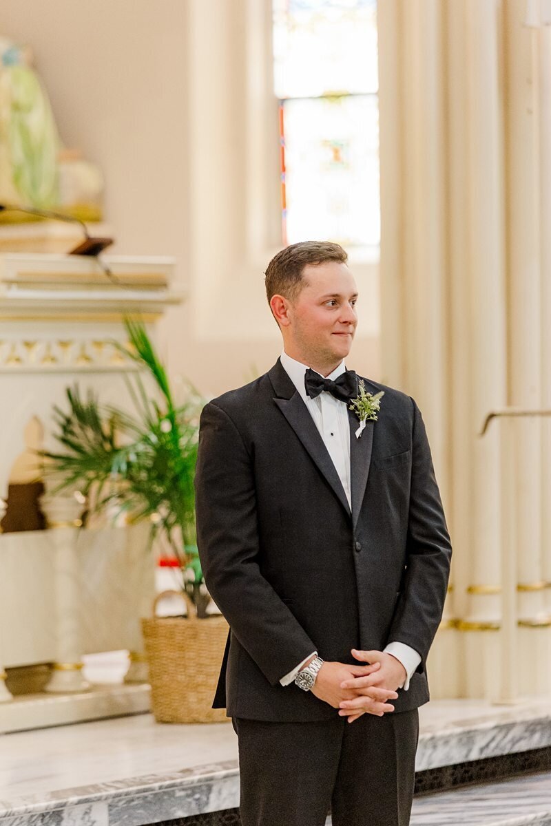 Wedding Ceremony at St. Mary’s in Evansville099