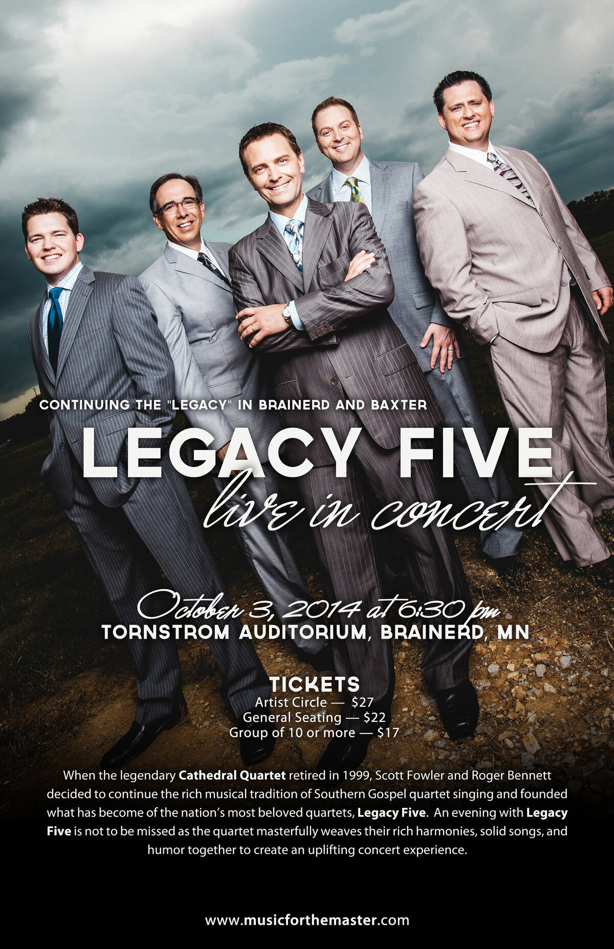 Legacy Five Poster 11x17