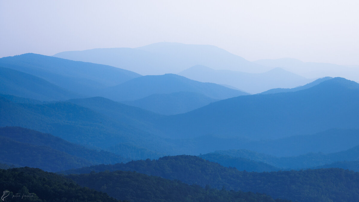 Blue Ridge Parkway Blue Ridges