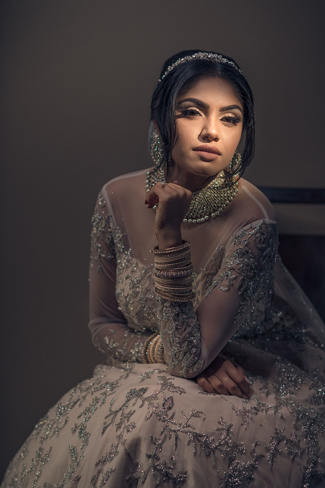 Indian wedding bridal portrait