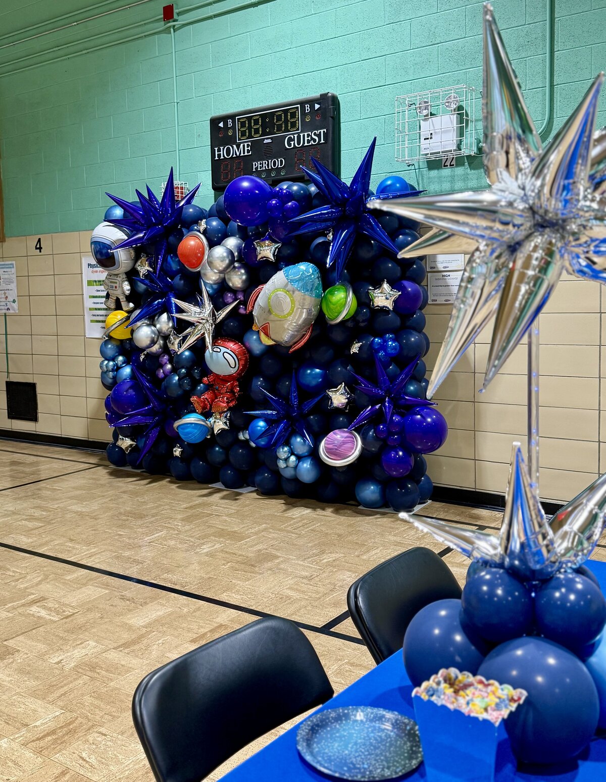 space balloon wall 