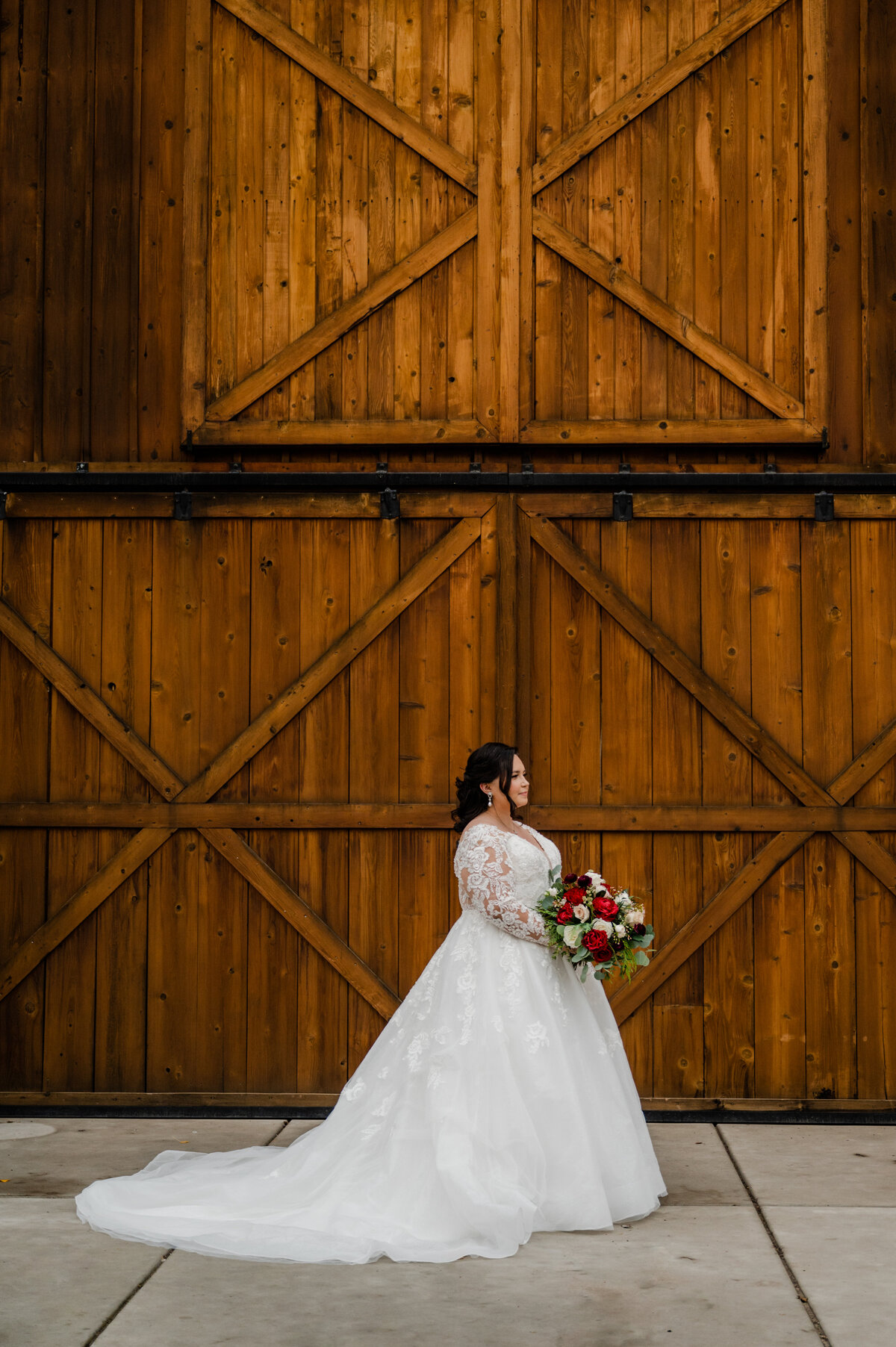 Grace Barn Bride Portrait