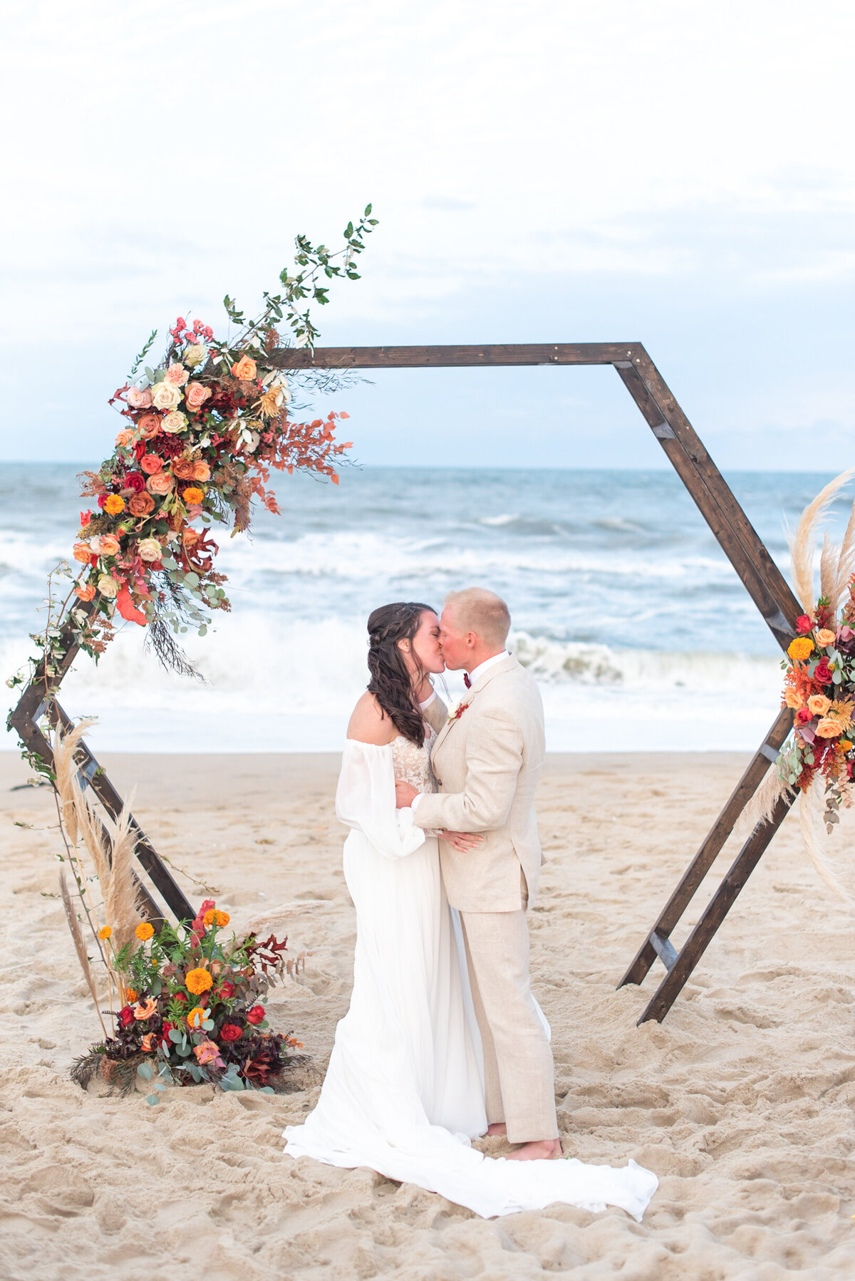 Sophie and Zach Nags Head Beach Wedding SP-041