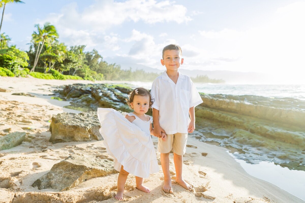 Kids Oahu family photographer