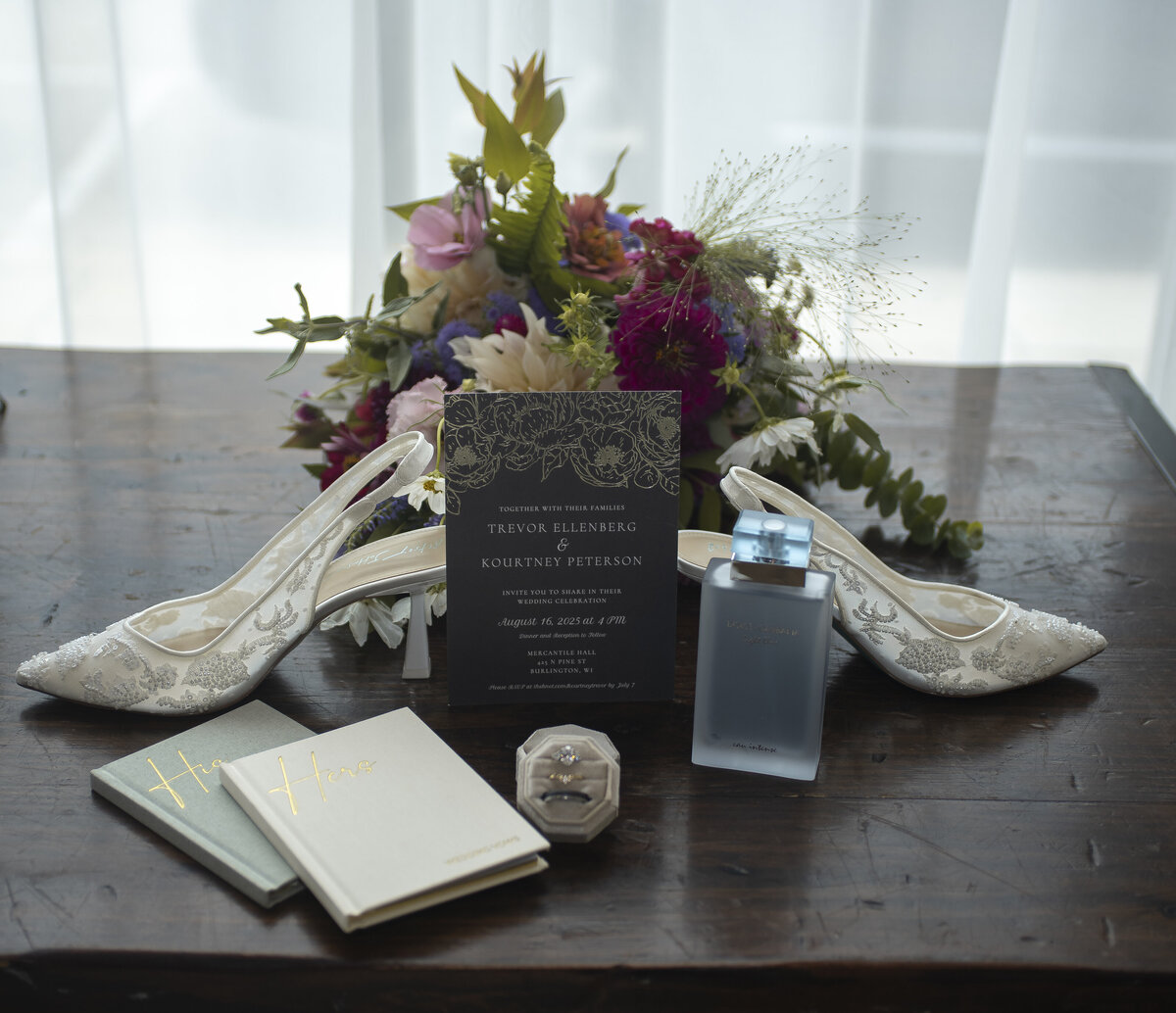 Sunset couple portrait on the beach