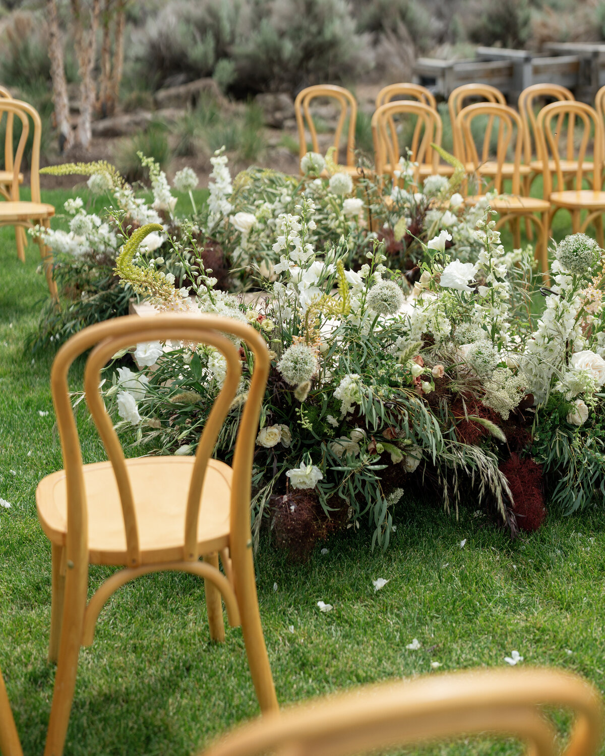 Elopement ceremony at  Hanai Center in Oregon