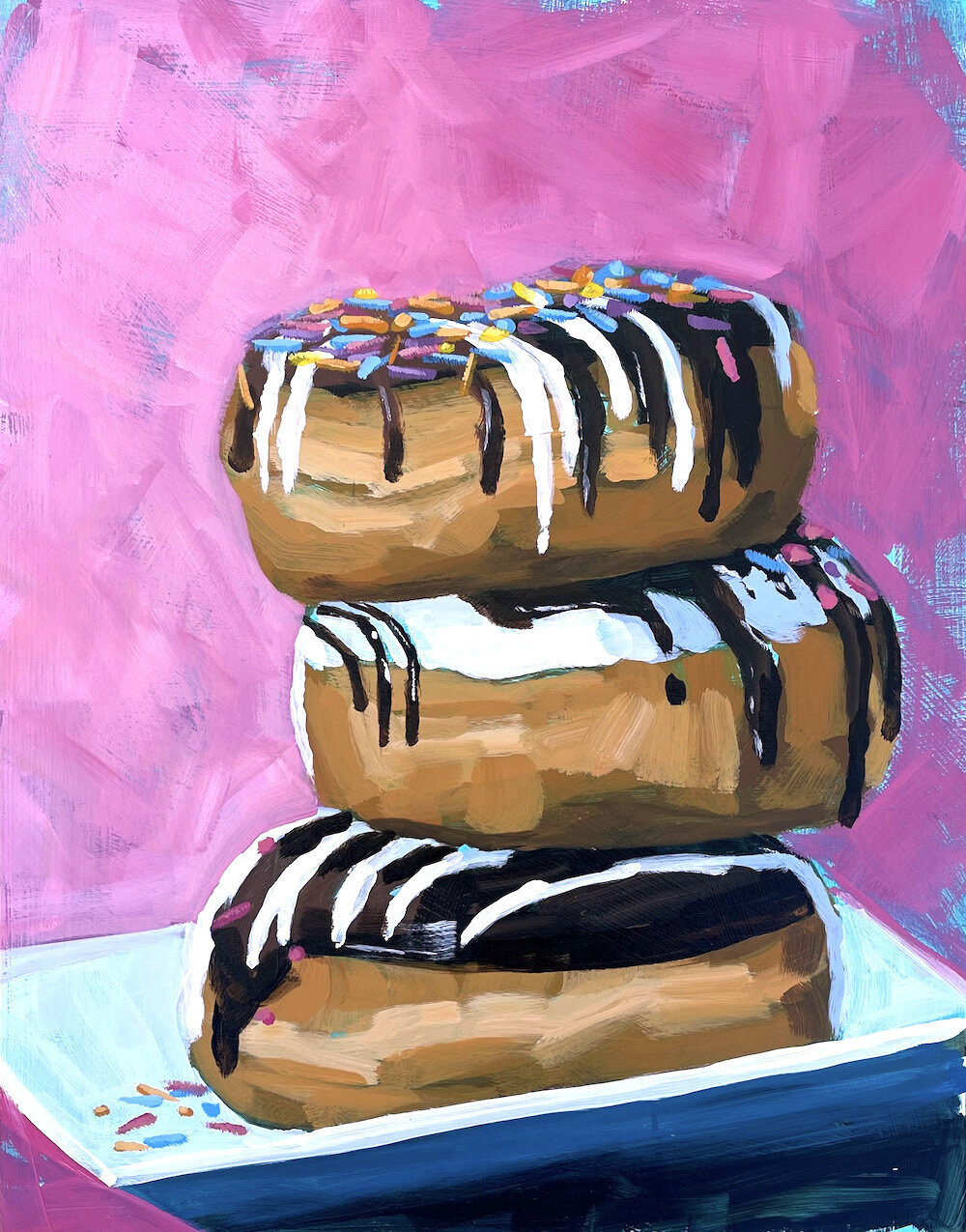 CA 2024 Week 1 Donut Stack Painting