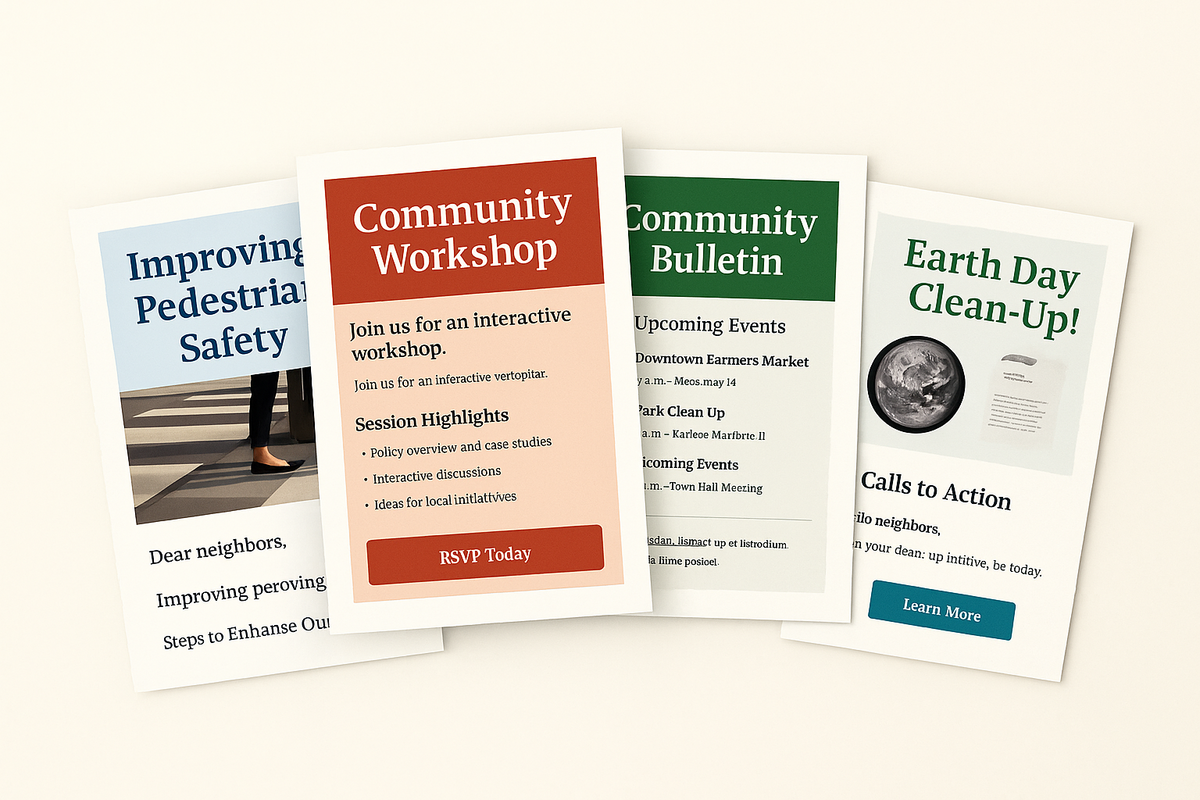 People Politix Monthly Civic Themed Newsletters