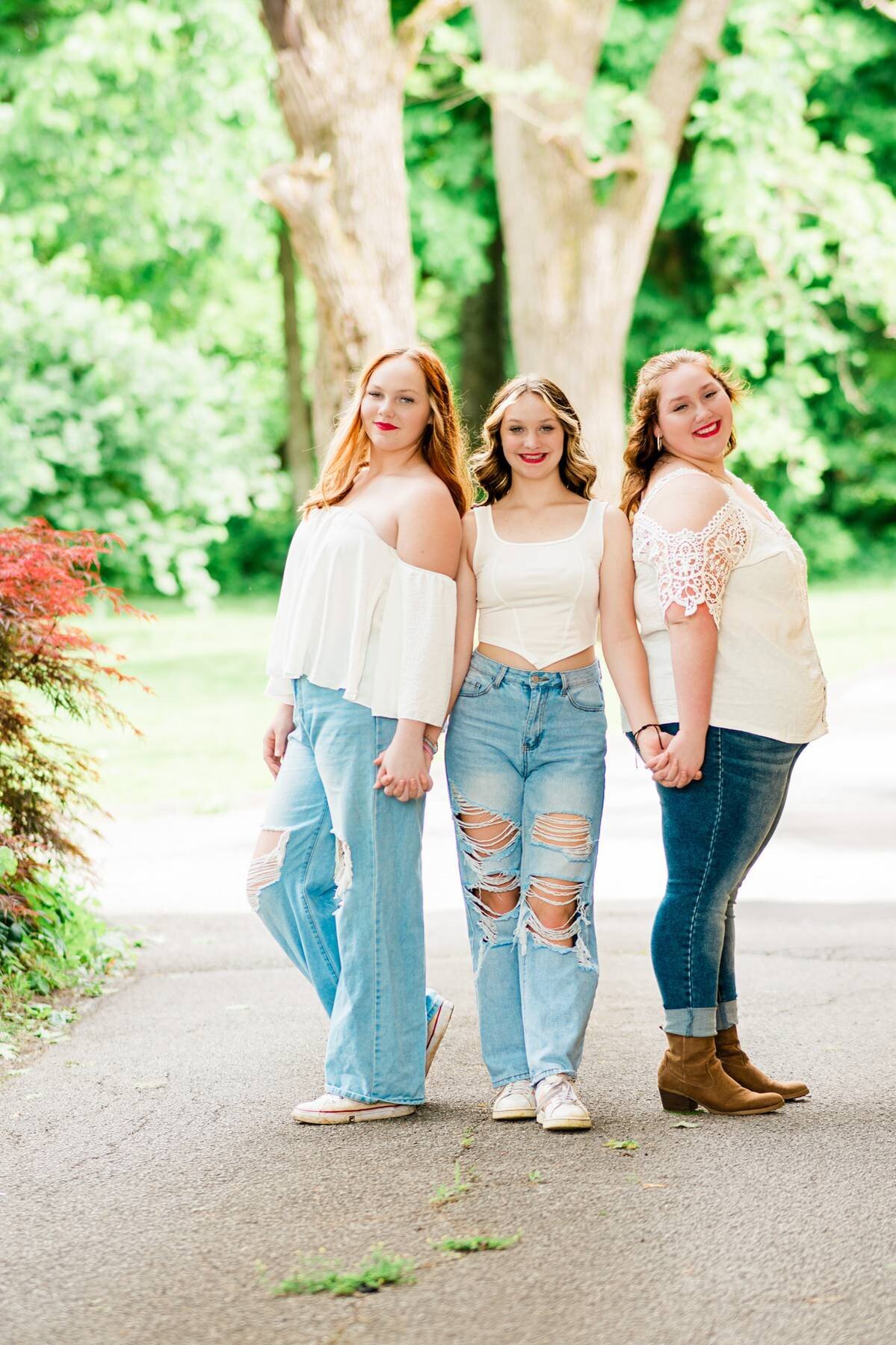 Three girls together