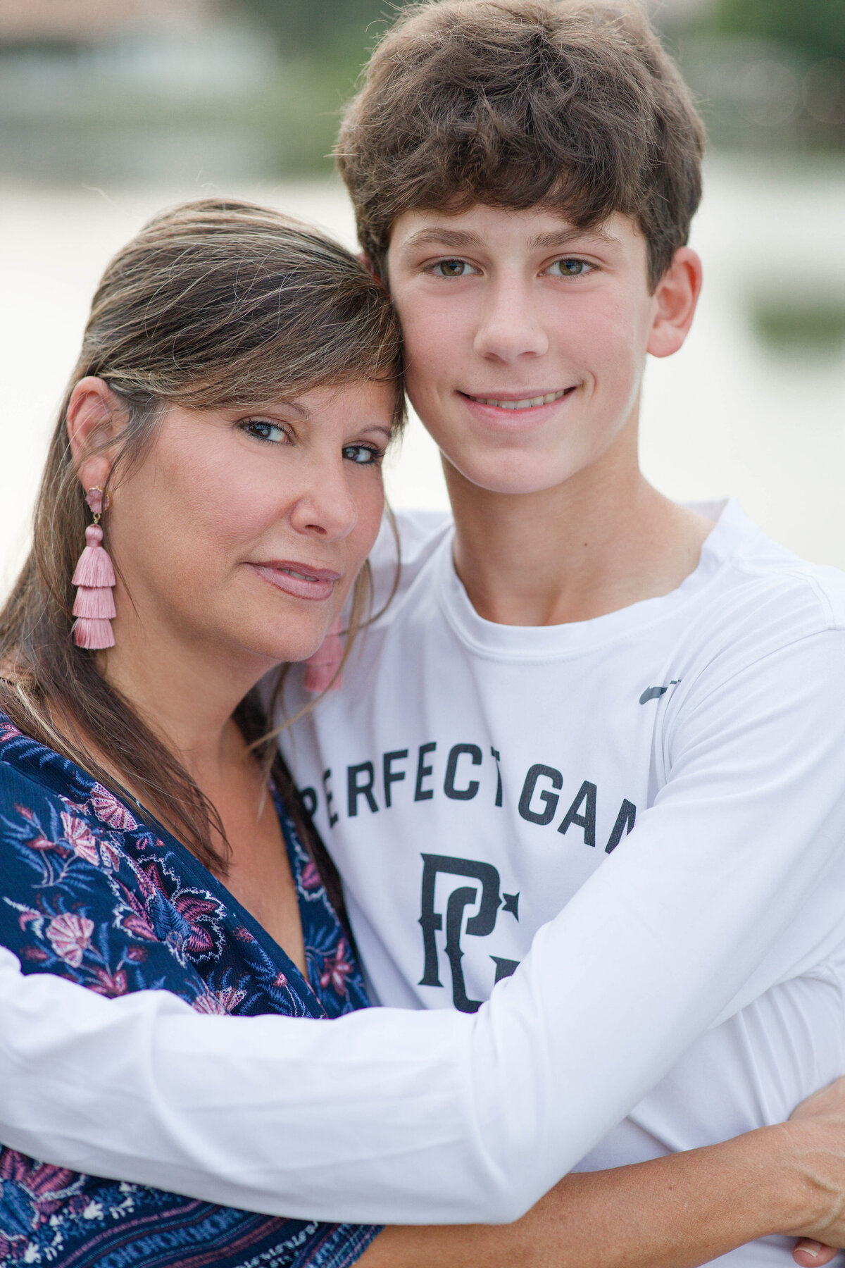 mother and son family portrait by Lucas Mason Photography in Orlando, Windermere, Winter Garden area