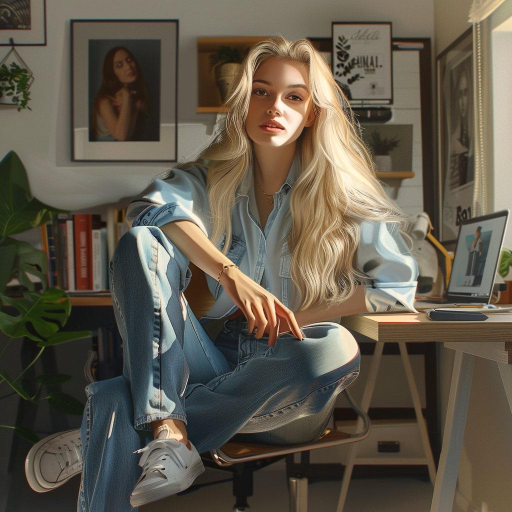 ygioots_photo_realistic_blonde_woman_sitting_on_a_desk_in_a_h_c16505df-7a18-4de0-8367-0191f1f38132_2