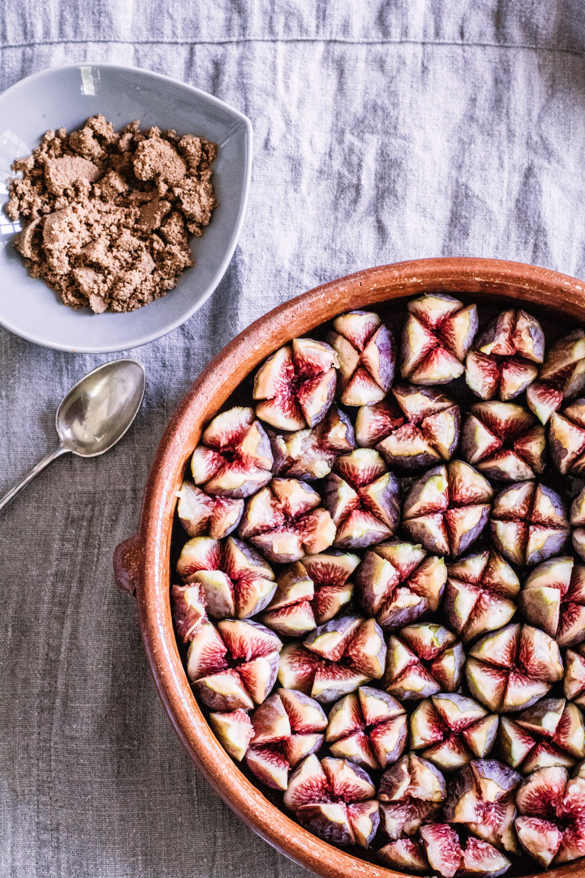 Baked figs Sara Silm Chateau Montfont-2