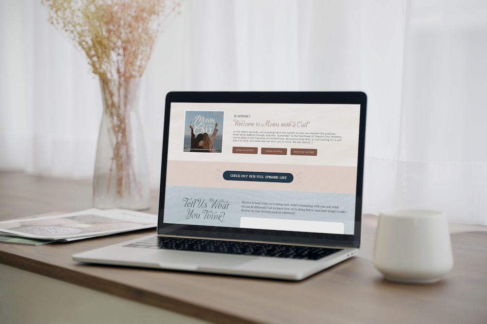 OftheHourStudio-Moms with a Call - Messy Podcast for Spiritually Curious - Christian podcast - Podcast cover design - Brand design - Spotify - Apple - devyn voorheis -9