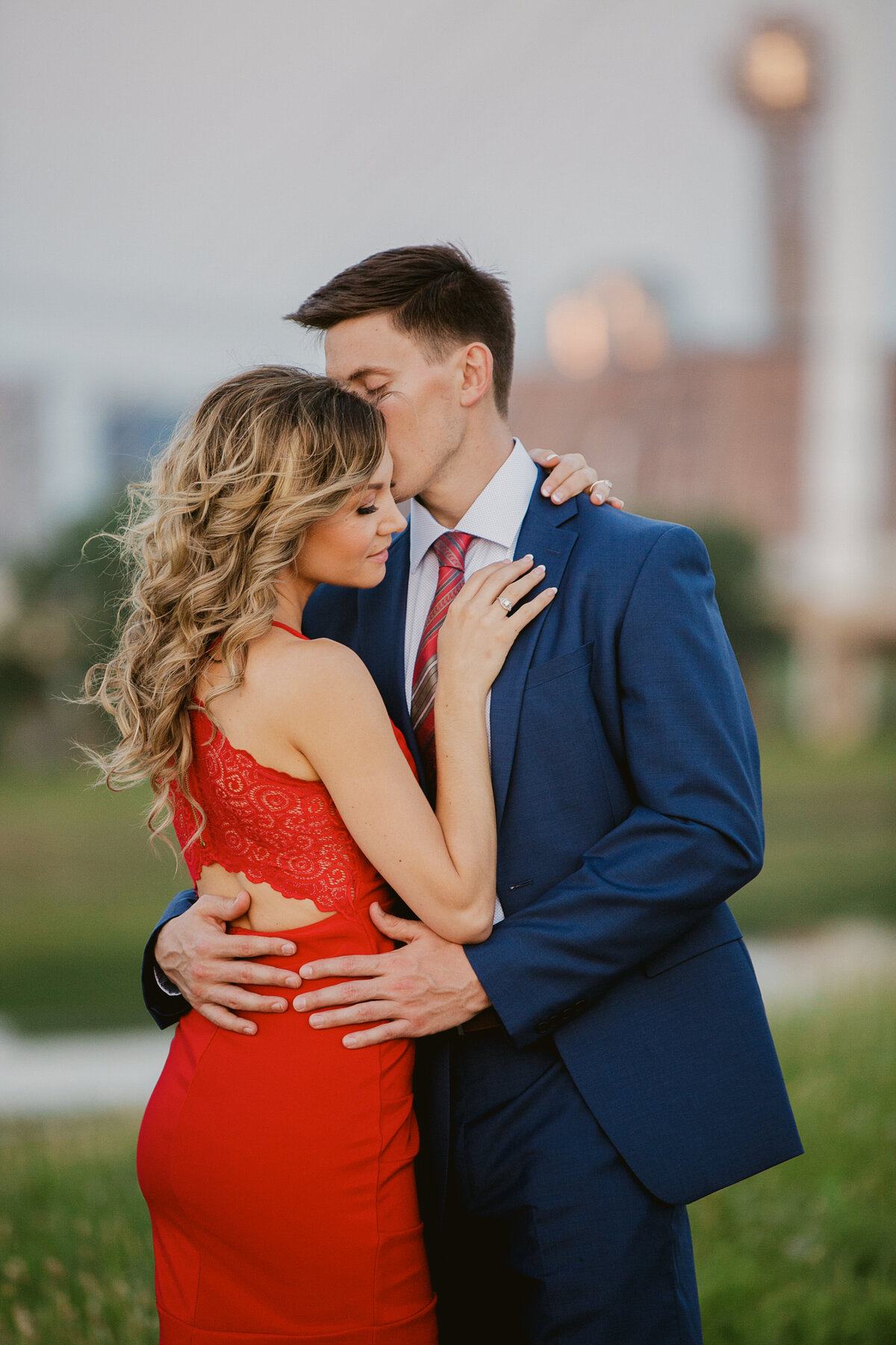Dallas skyline engagement photos Hampton Morrow 0005