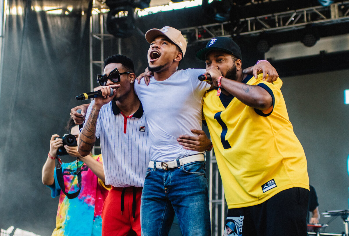 Chance the Rapper and The Cool Kids at North Coast Music Festival in Chicago
