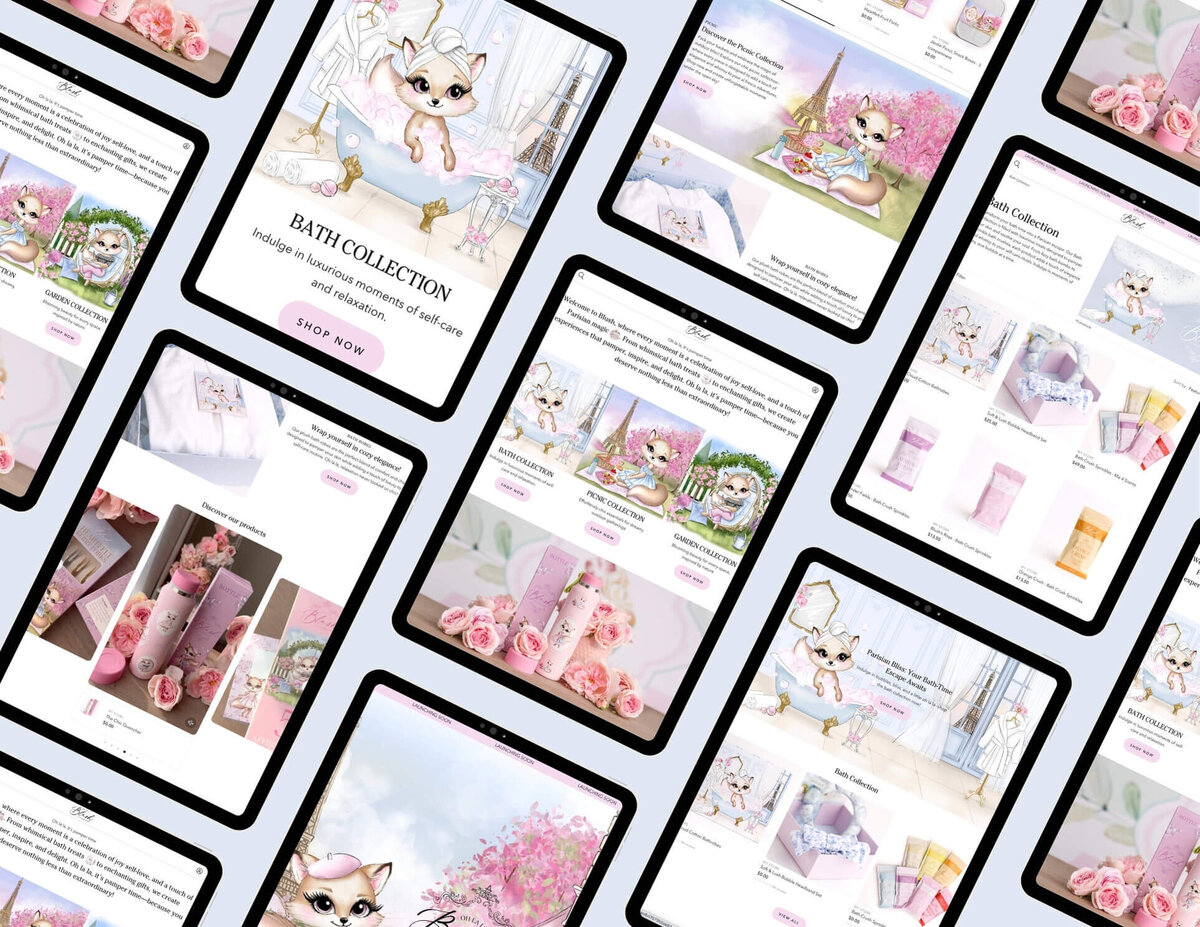 brand design blush kids company22