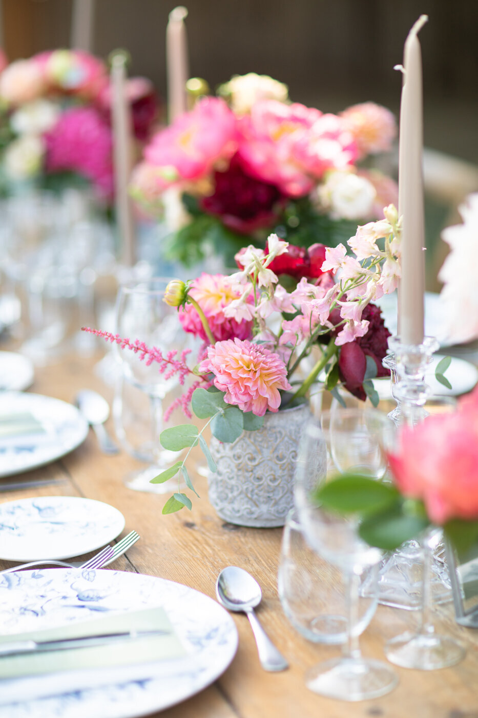 Wedding centrepieces in Spain