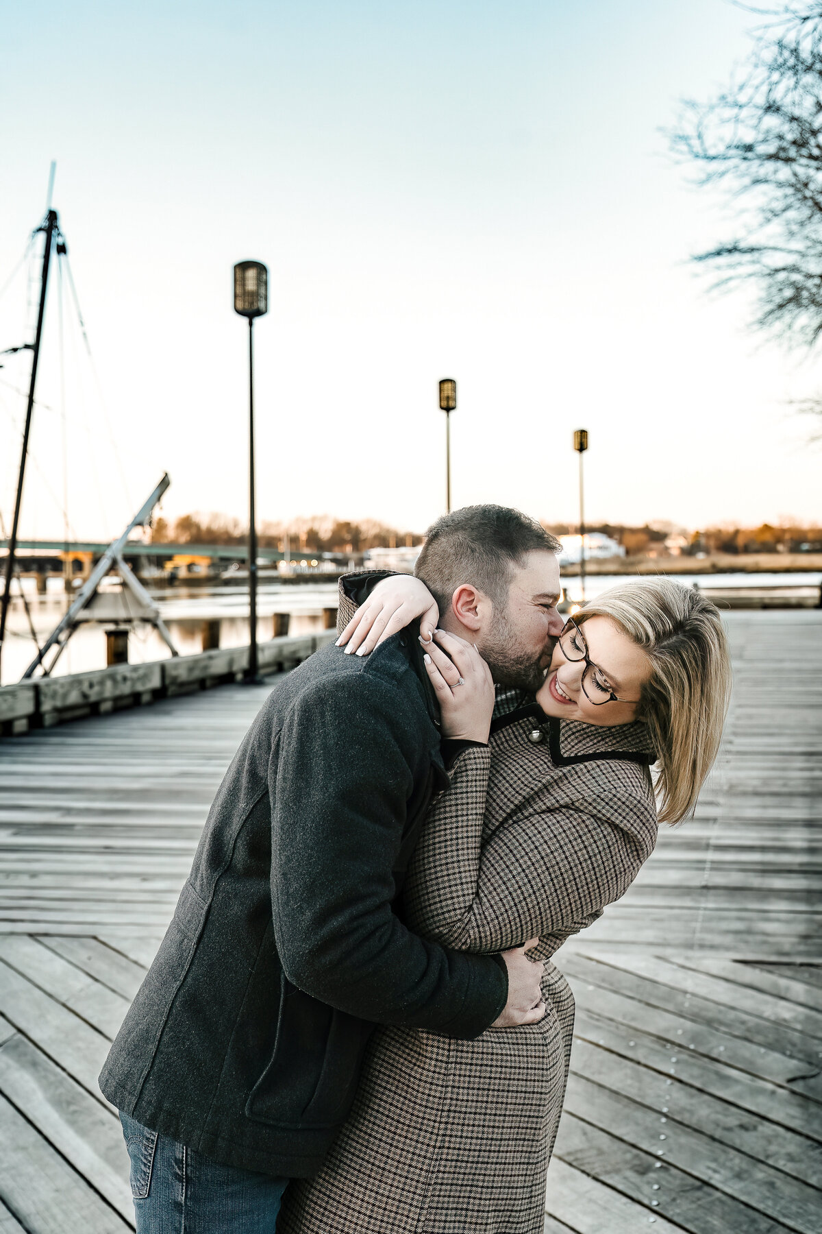 Love Captured: Enchanting engagement photos by Danielle Littles Photography, showcasing the genuine connection and joy of a beautiful couple embarking on their journey together.