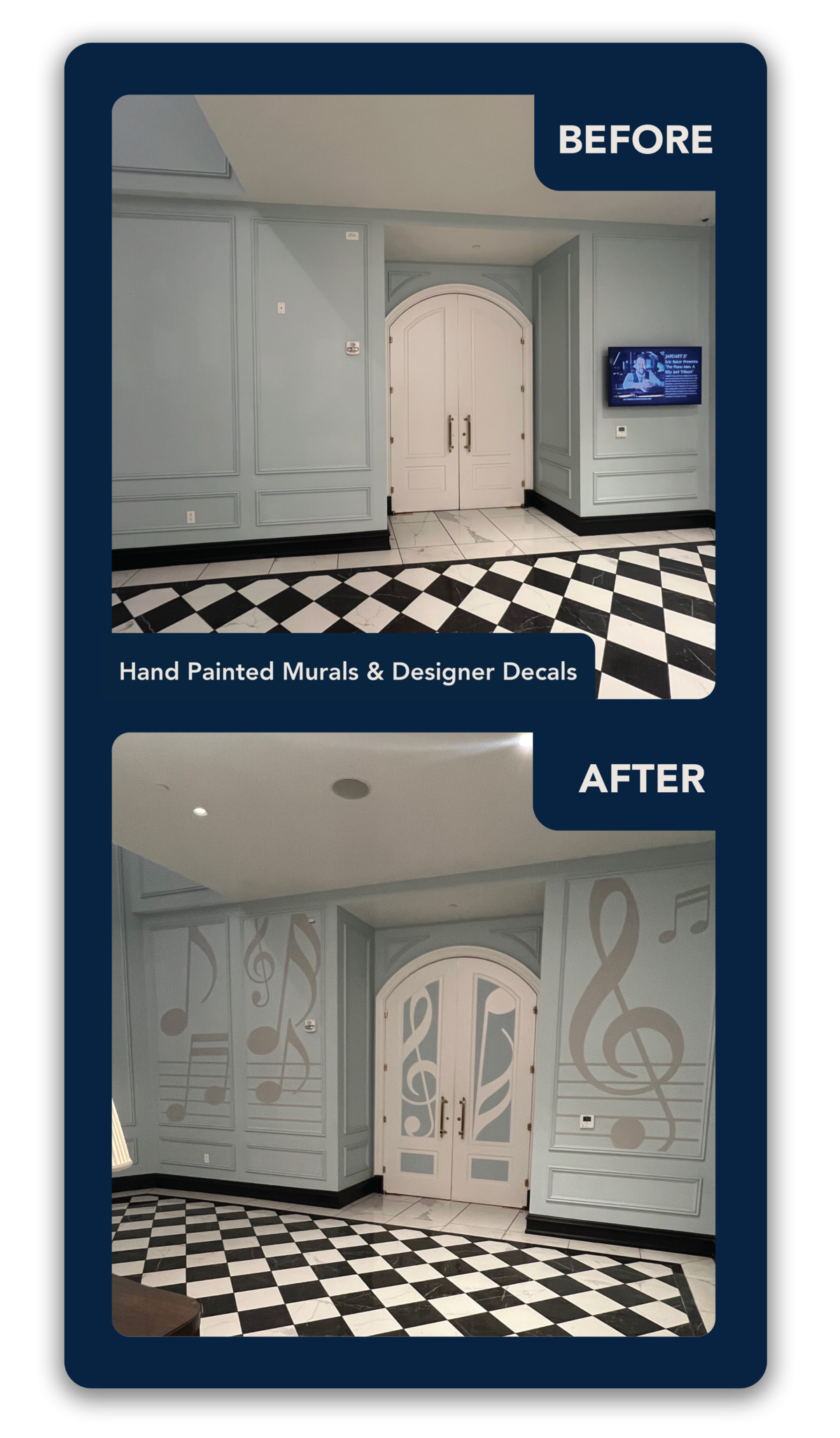 Hand Painted Murals & Designer Decals