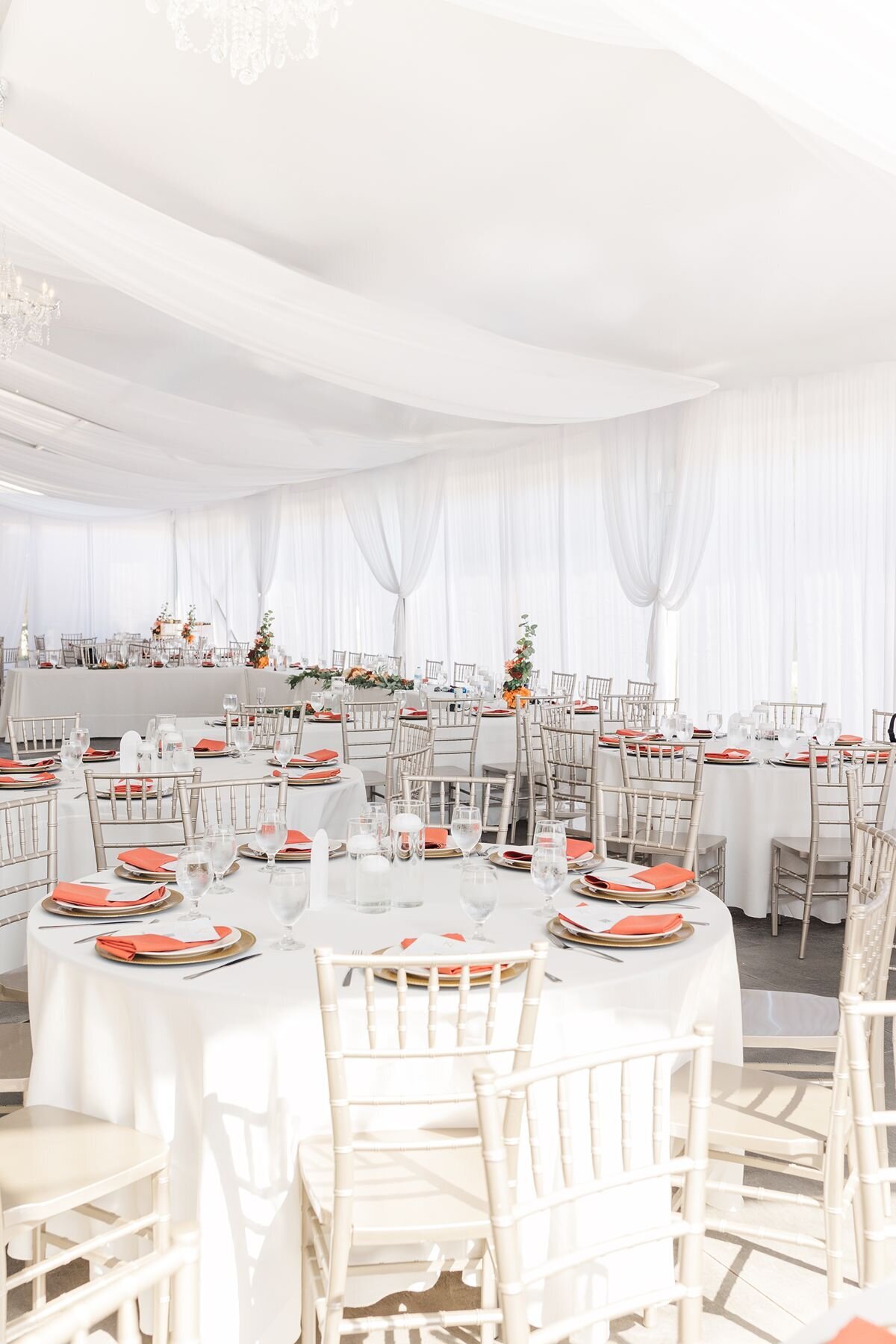 knotting hills wedding reception tent