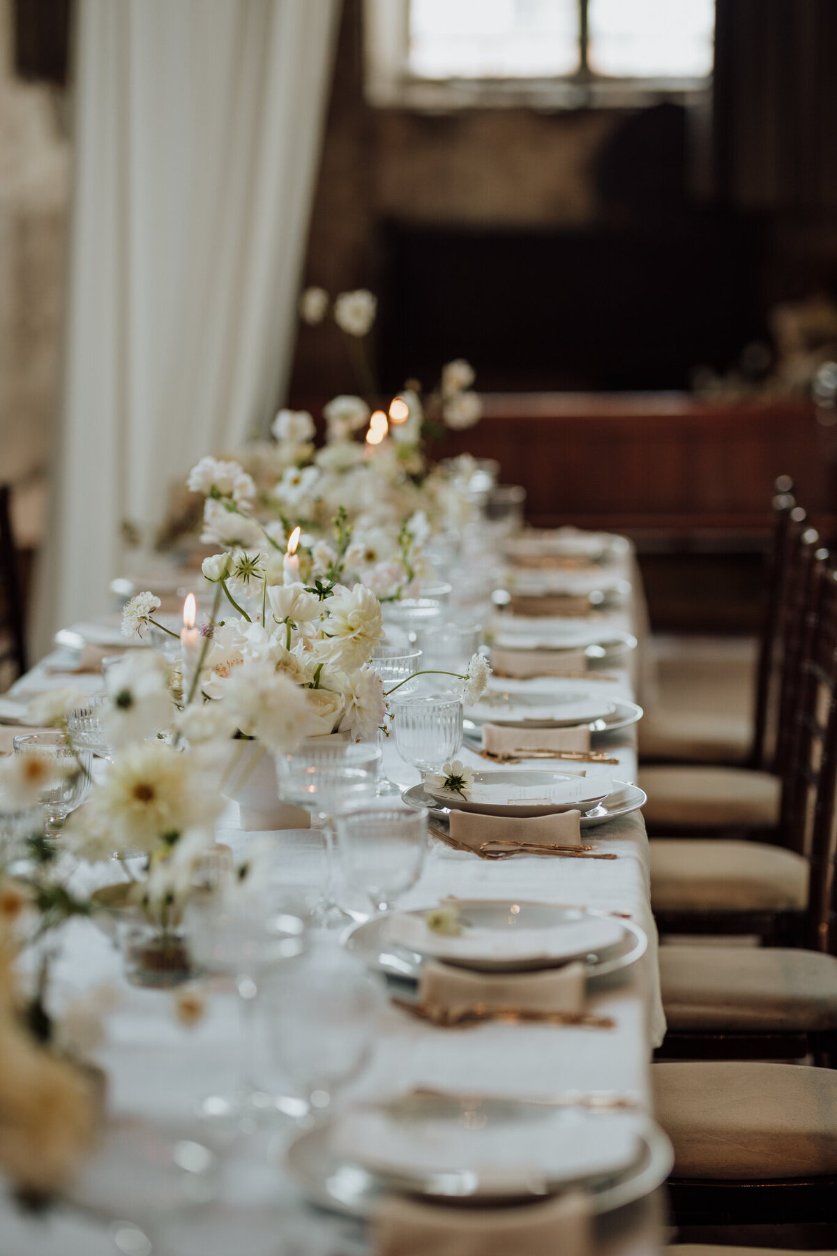 Pretty tablescape at The Mount Without