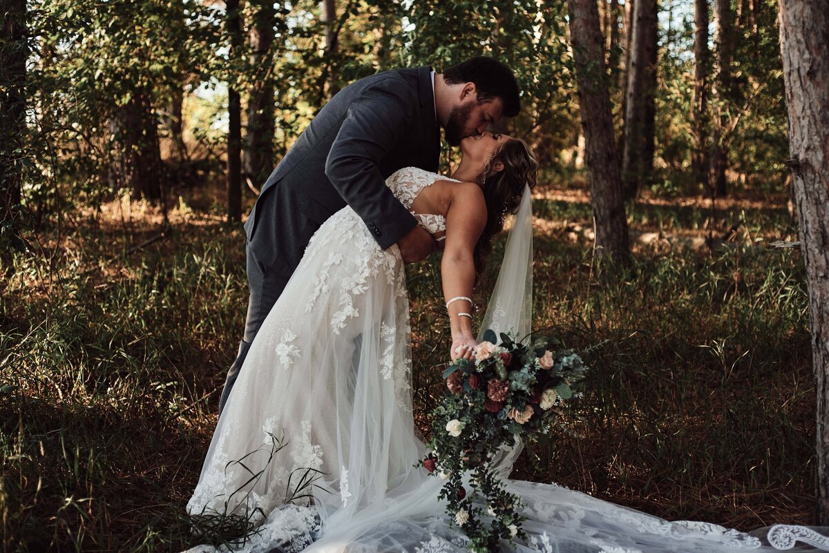 Sunset Hill Wedding Barn Central Lake, Michigan Wedding_54