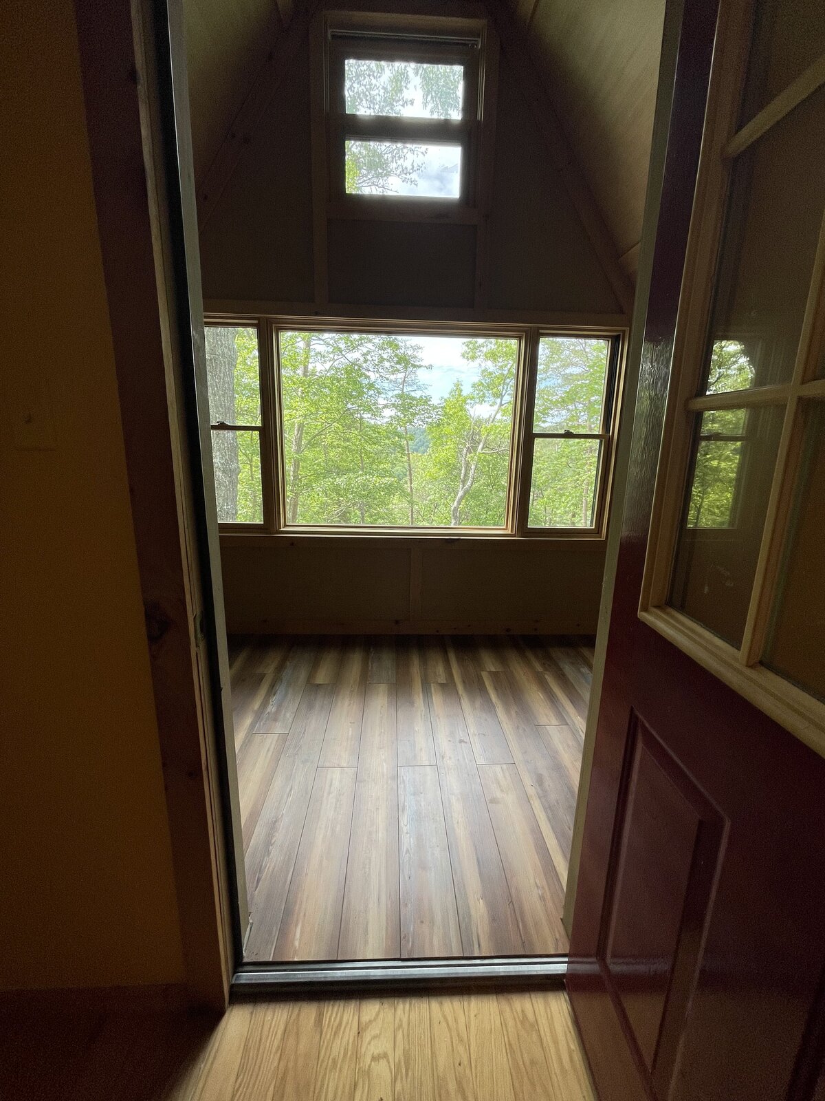 Upstairs sitting room with a view