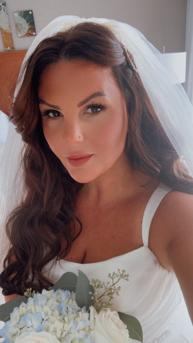 Professional wedding hair