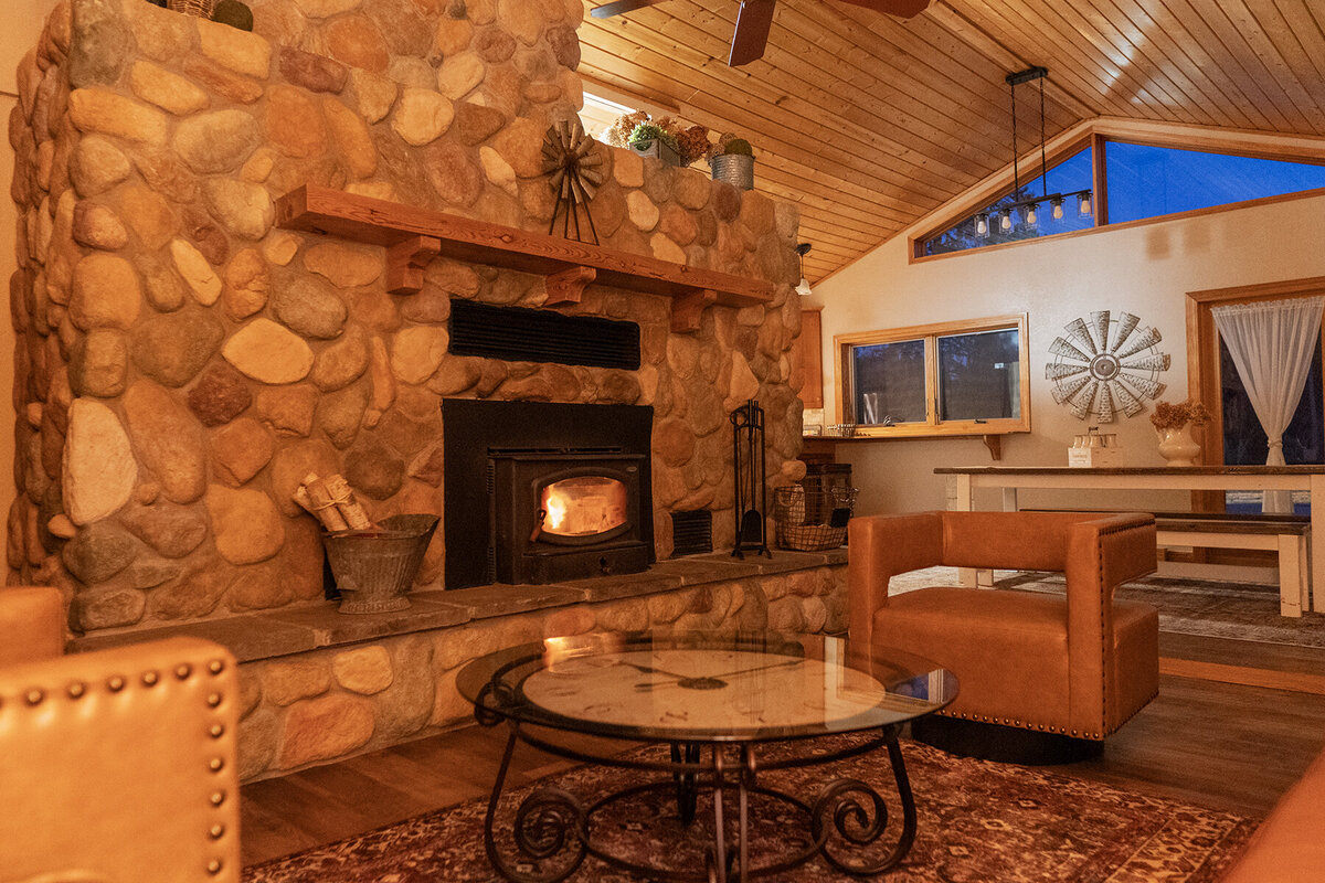 Open Lounge Fireplace