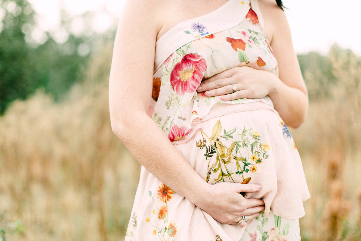 wildflower maternity dress